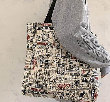 Kanji tote bag