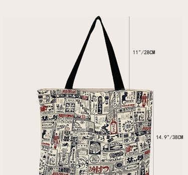 Kanji tote bag