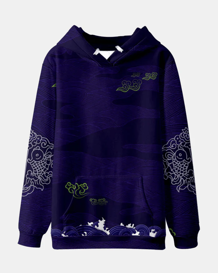 Kaisui No Tsuru 海水の鶴  Hoodie