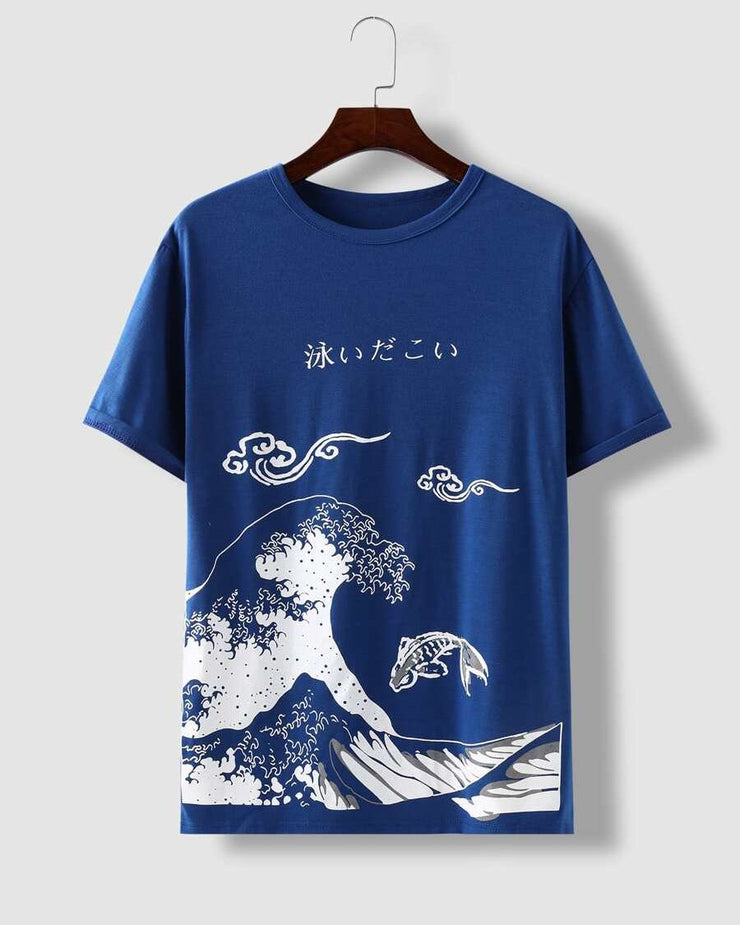 Oyogu 泳ぐ Koi Shirt