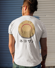 one piece shirt Baumwolle weiss anime 