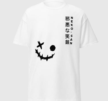 Jaakuna egao 邪悪な笑顔 organic shirt