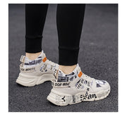 Men&#39;s Shoes Trainers Walking Man Shoe Spring Men Sports Shoes High top White Sneakers Streetwear Comfortable Chunky Sneakers Neko-San 