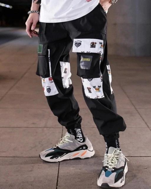 MALIBU TECH STREETWEAR - CARGO HOSE Neko-San Asian size S 